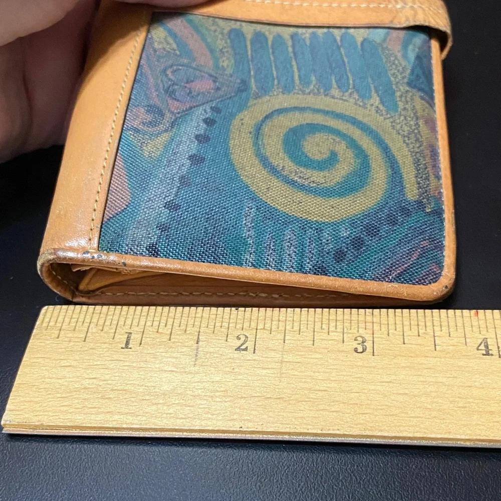 Vintage Vincent Van Gogh Tan and Multicolor Wallet
